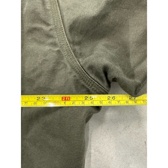 Carhartt J001 Detroit‎ Jacket Moss Green Hooded Workwear Mens XL Loose Fit - Picture 7 of 8